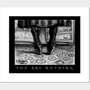 ENCHANTED: You Are Nothing (White Text Variant) Posters and Art